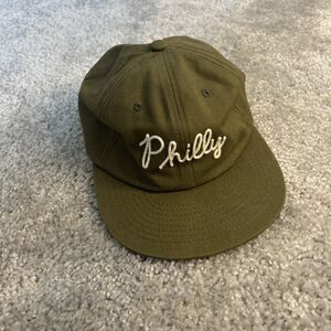 Weld MFG Hat Olive Green Philly Adjustable Lightweight 100% Cotton